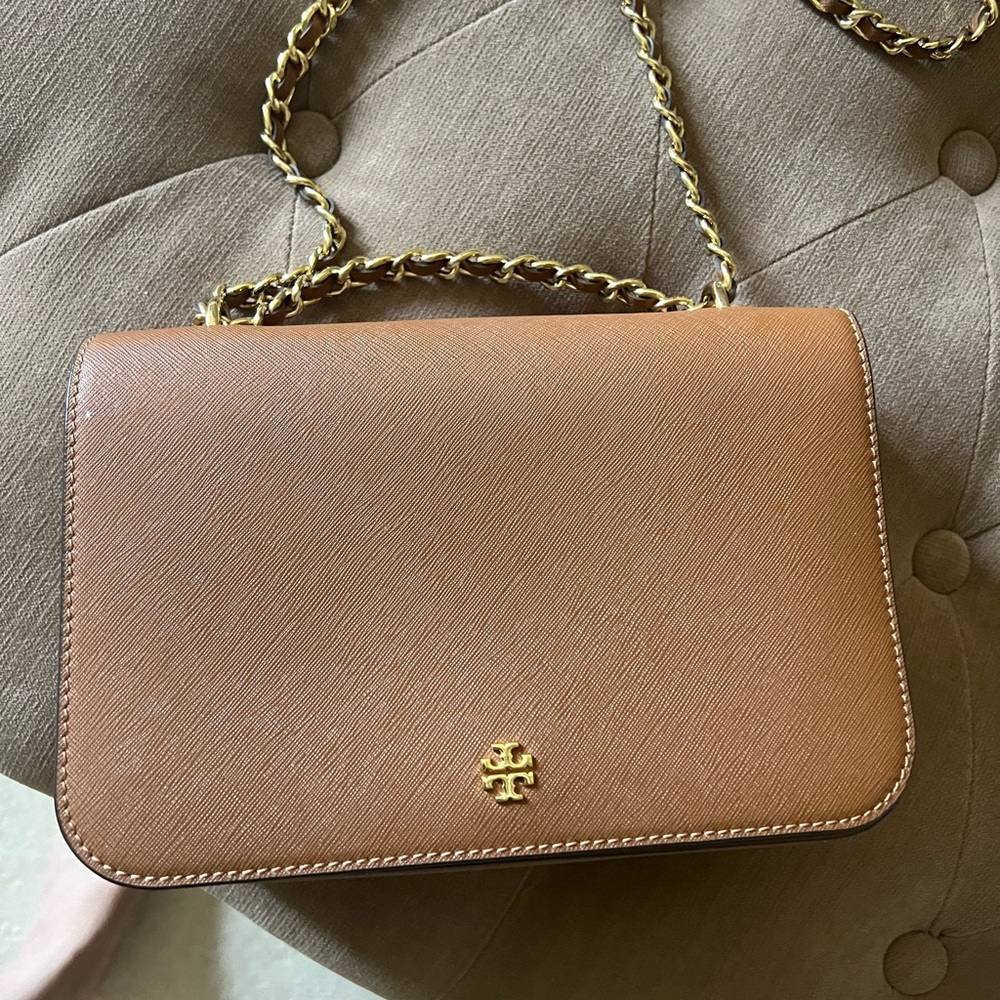 Brown authentic Tory Burch bag